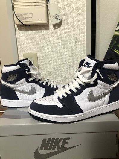 Nike Air Jordan 1 High OG CO.JP "White/Midnight Navy" (2020)(ブリーフケースなし)