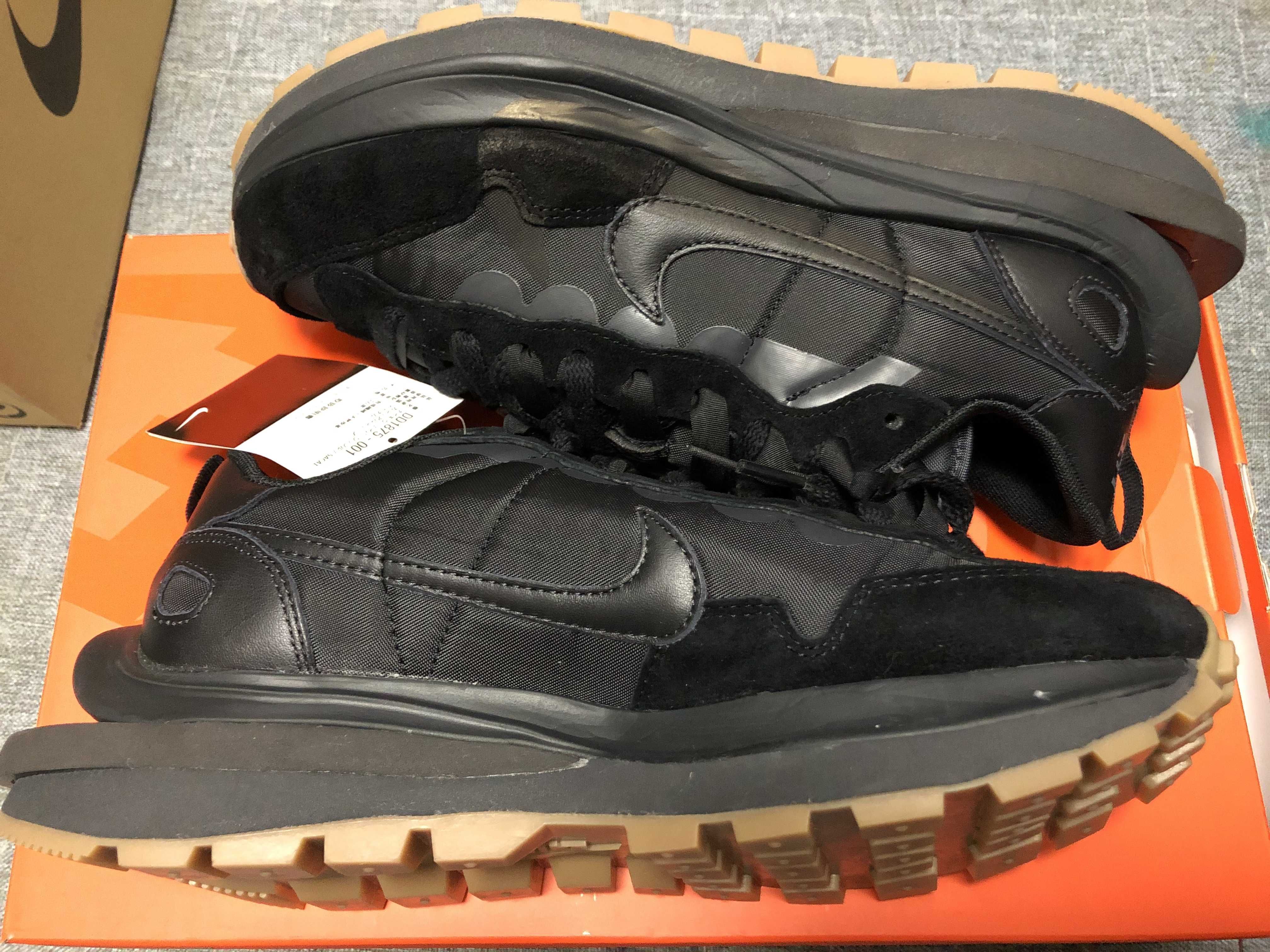 sacai × Nike VaporWaffle "Black Gum"