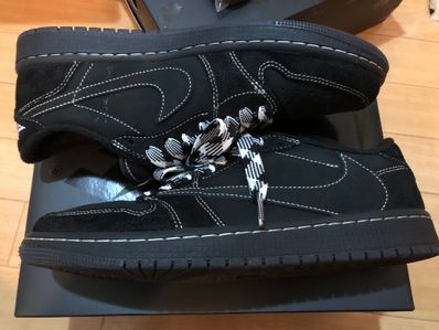 Travis Scott × Nike Air Jordan 1 Low OG SP "Black Phantom"