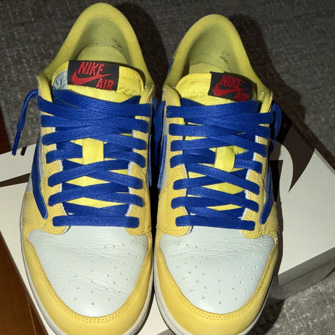 Travis Scott × Nike Women's Air Jordan 1 Retro Low OG "Canary"