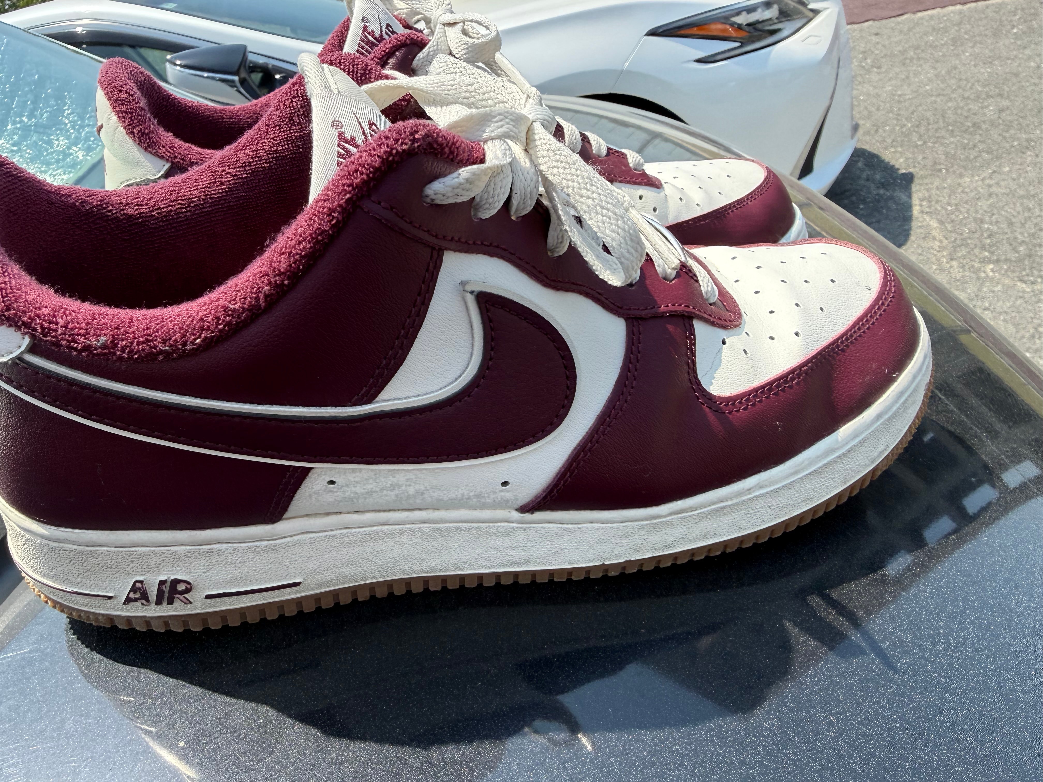 Nike Air Force 1 Low College Pack "Burgundy/White"