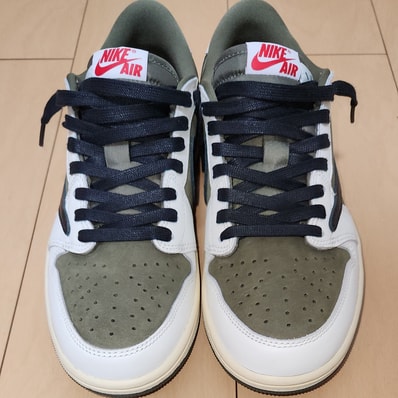 Travis Scott × Nike Air Jordan 1 Low OG SP "Reverse Olive"