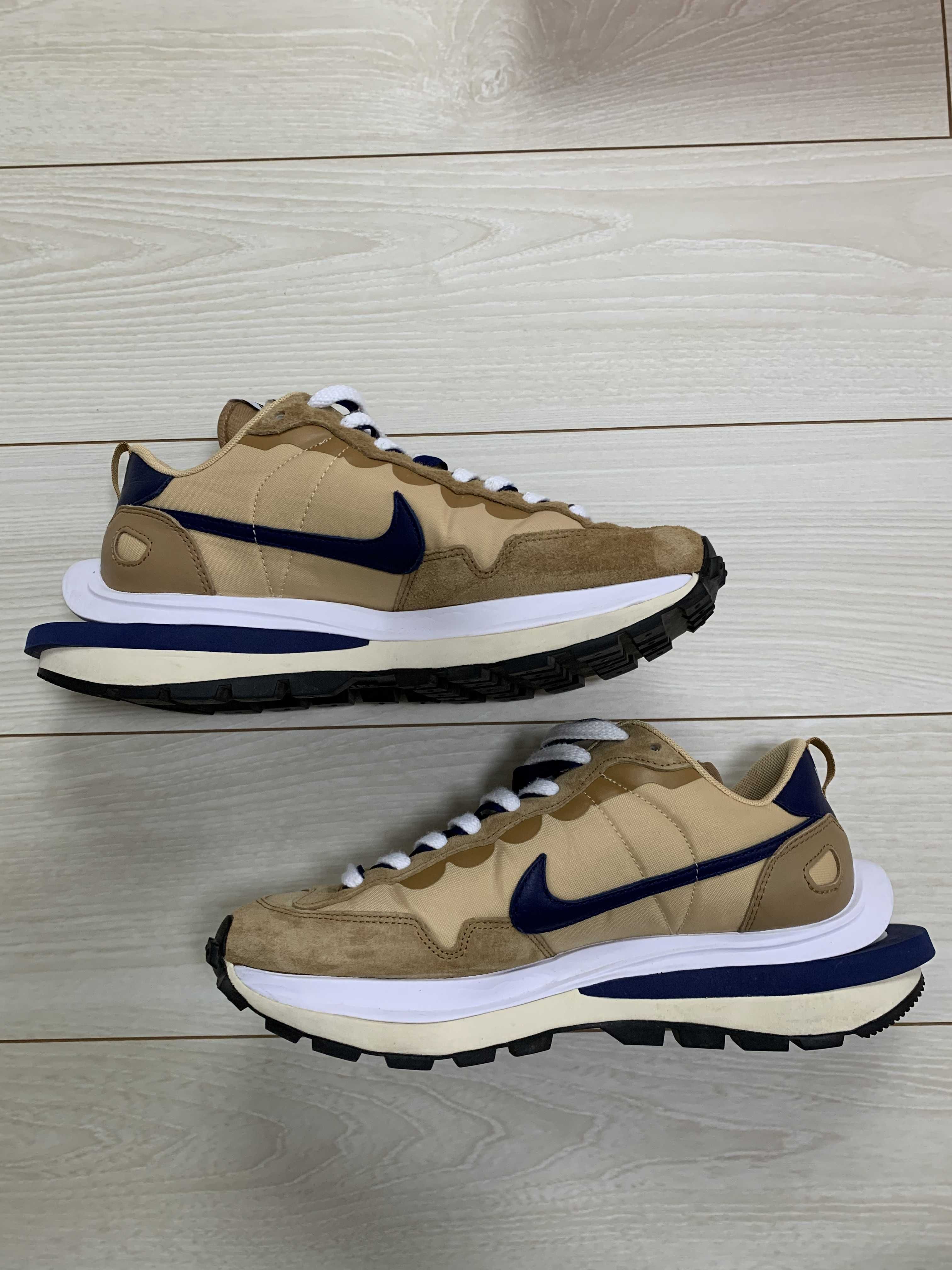 Sacai × Nike Vapor Waffle "Sesame And Blue Void"