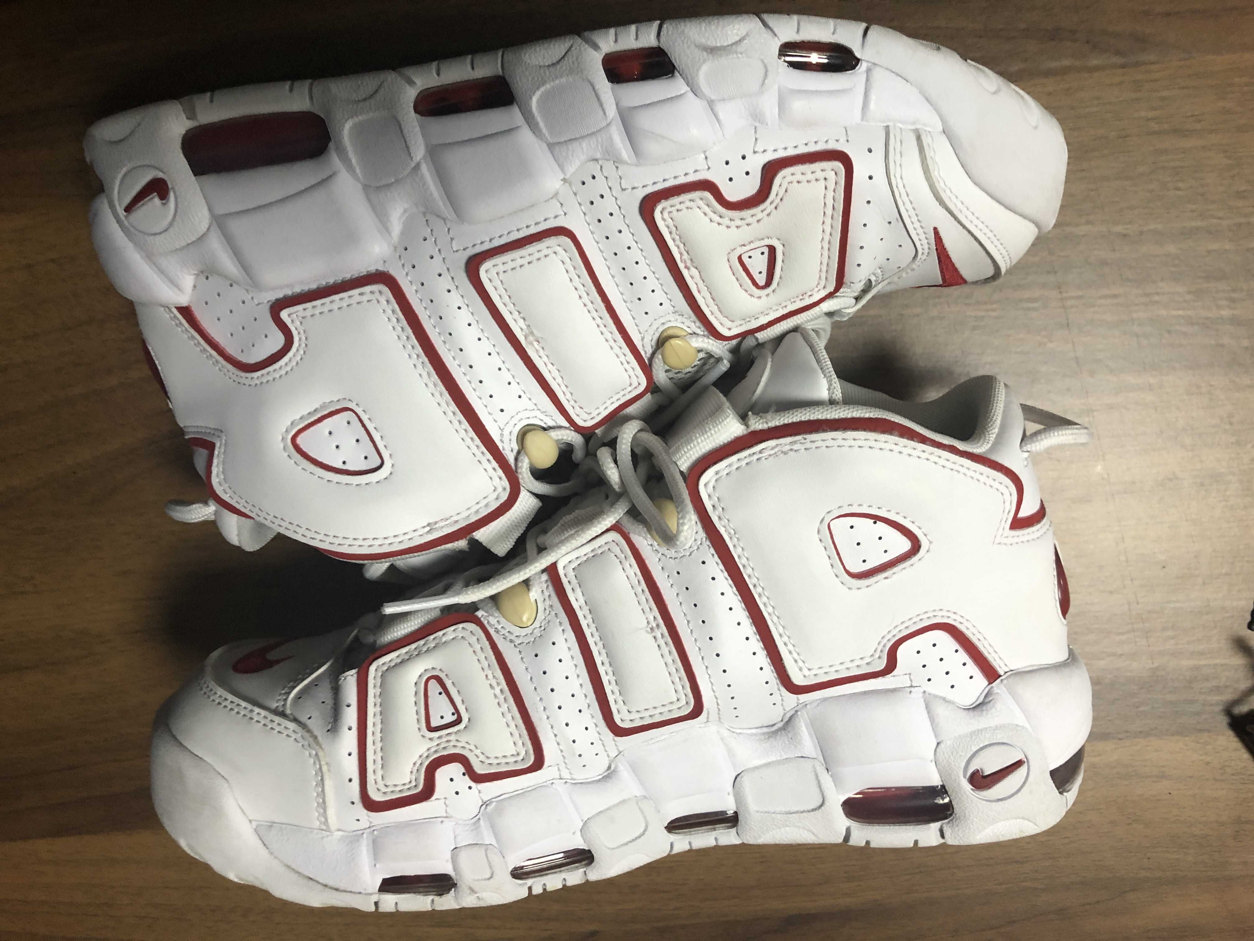 NIKE AIR MORE UPTEMPO "WHITE/VARSITY RED" (2021)