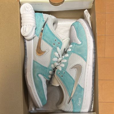 APRIL SKATEBOARDS × Nike SB Dunk Low Pro QS "White and Multi-Color"