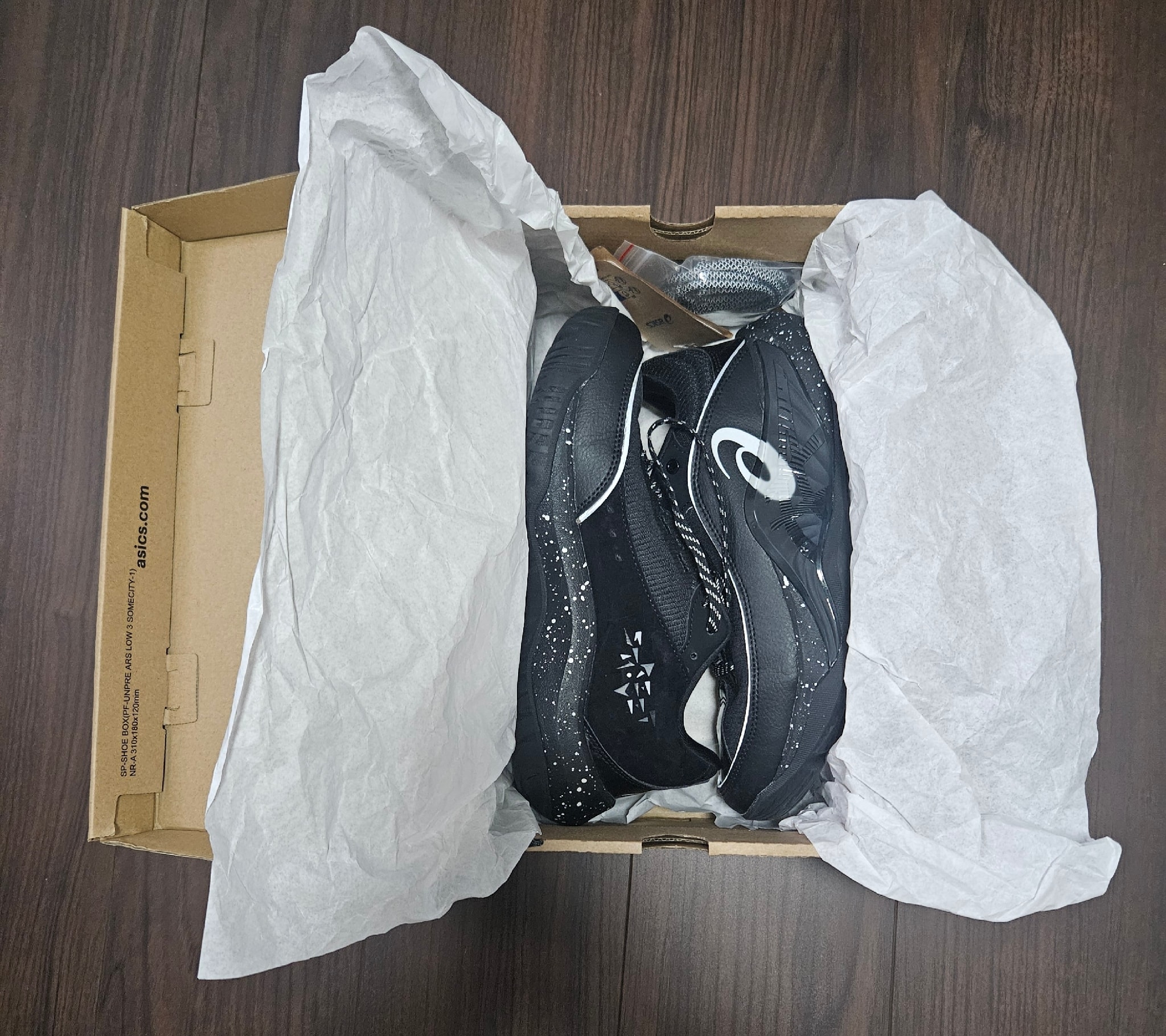 ballaholic × Asics Unpre Ars Low 3 "Black/Pure Silver"