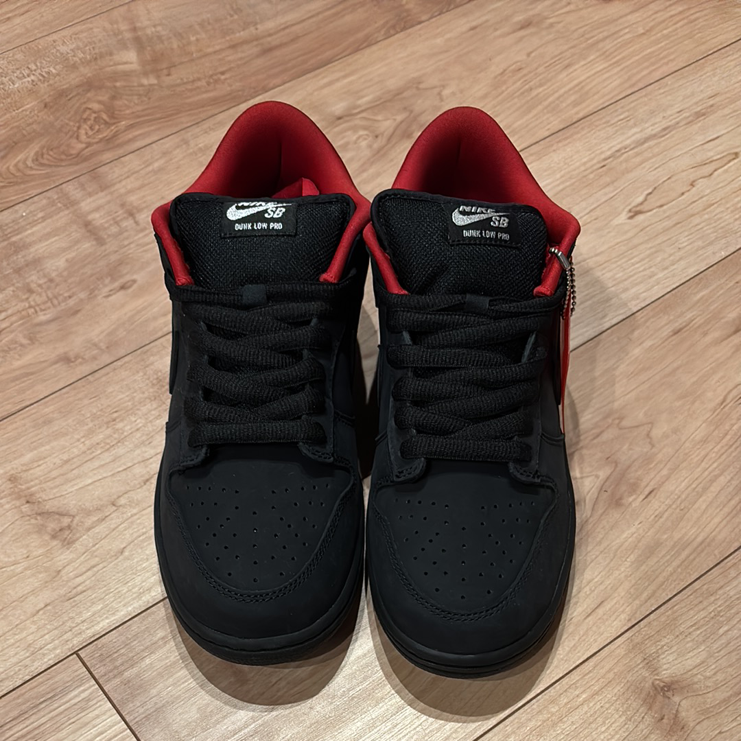 Supreme × Nike SB Dunk Low "Black" (25FW Week2)