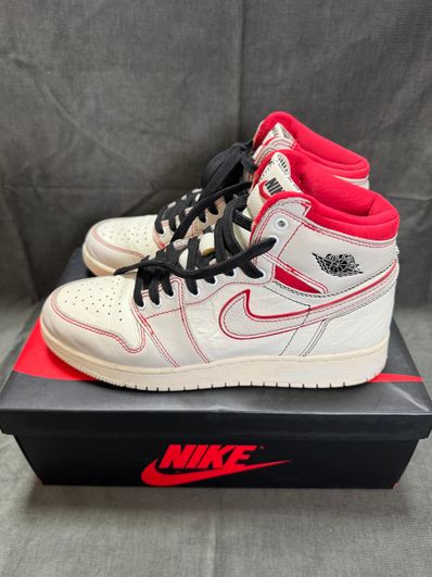 NIKE GS AIR JORDAN 1 RETRO HIGH "PHANTOM GYM RED"