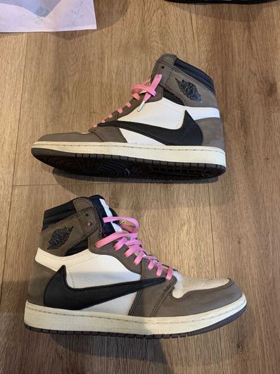 Travis Scott × Nike Air Jordan 1 Retro High OG TS SP "Sail/Dark Mocha"