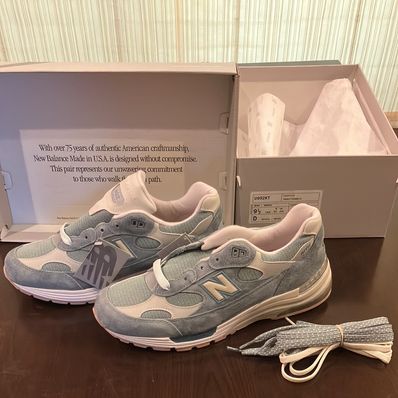 KITH × New Balance 992 "Aegean Blue/Shadow Gray"