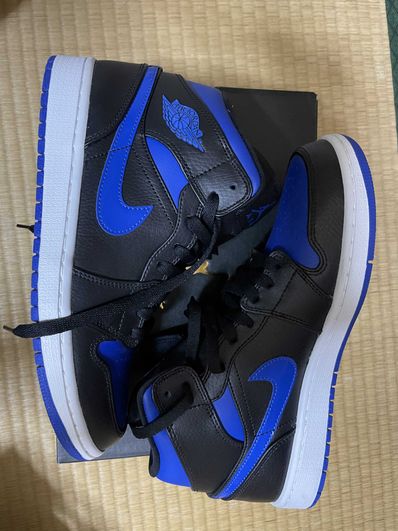 NIKE AIR JORDAN 1 MID "BLACK/BLUE"