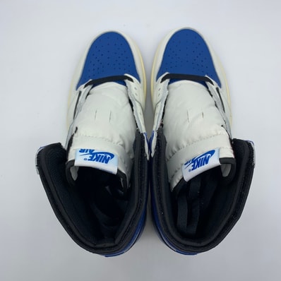 Travis Scott × fragment design × Nike Air Jordan 1 Retro High OG SP "Military Blue"