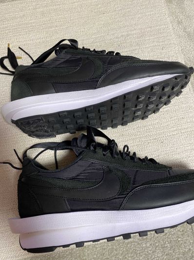 sacai × Nike LDV Waffle "Triple Black"