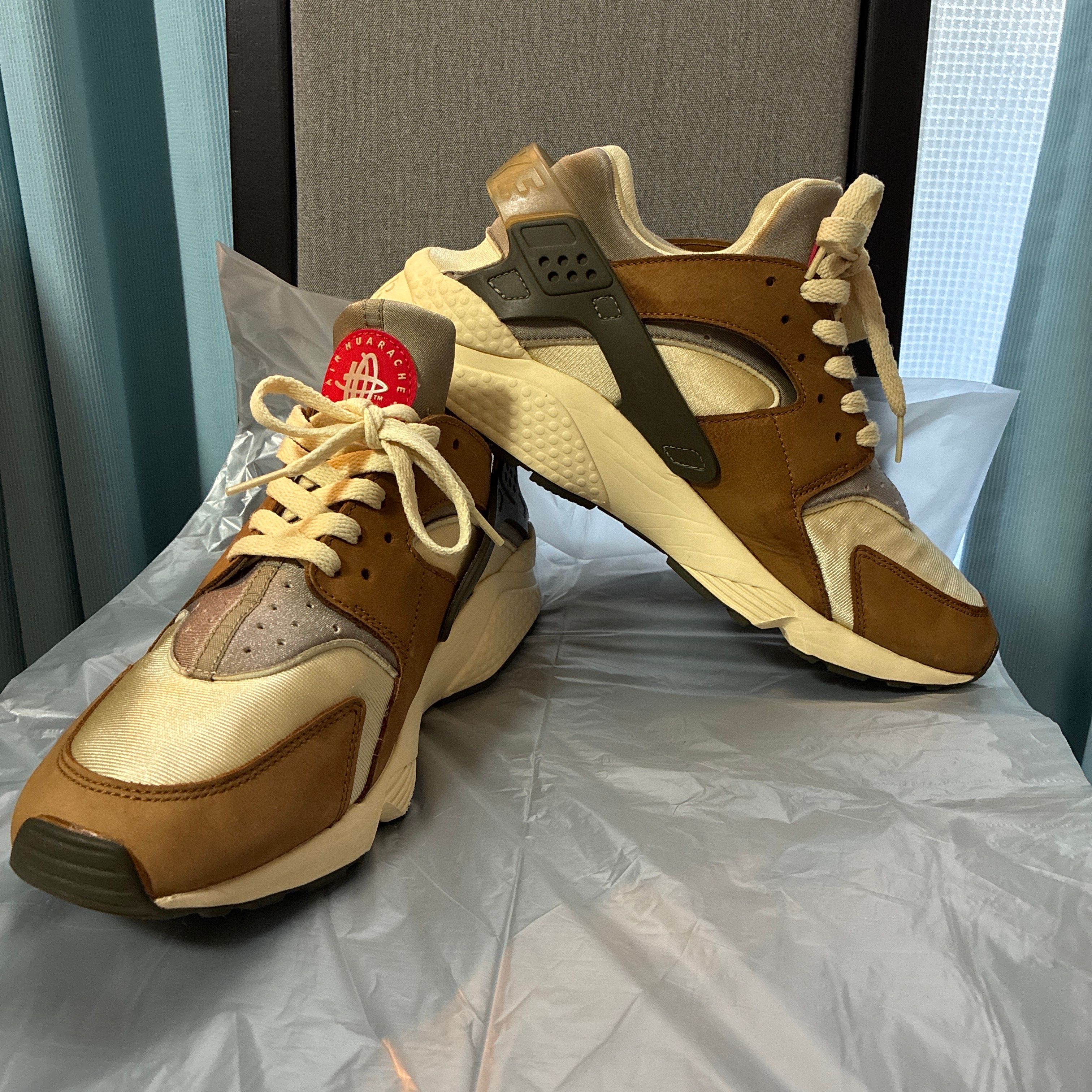 Stussy × Nike Air Huarache "Desert Oak"