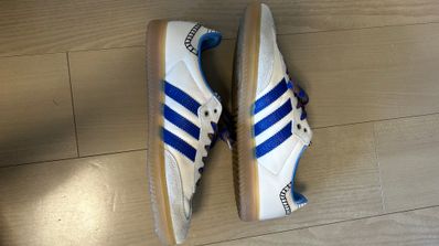 Wales Bonner × adidas Nylon Samba "Wonder Clay/Team Royal Blue/Wonder White"