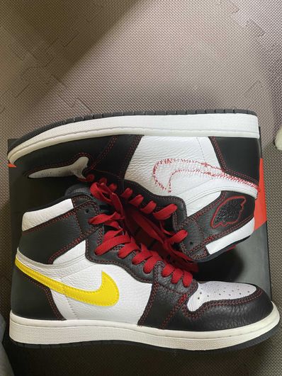 Nike Air Jordan 1 High OG Defiant "Black/Yellow/Gym Red"