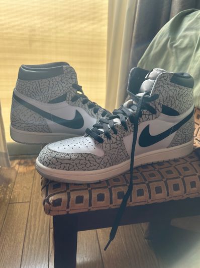 Nike Air Jordan 1 High OG "White Cement/Safari"