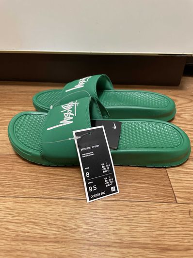 Stussy × Nike Benassi Slide Sandal "Pain"