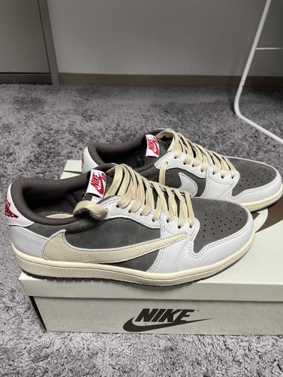 Travis Scott × Nike Air Jordan 1 Low OG SP "Reverse Mocha/Sail and Ridgerock"