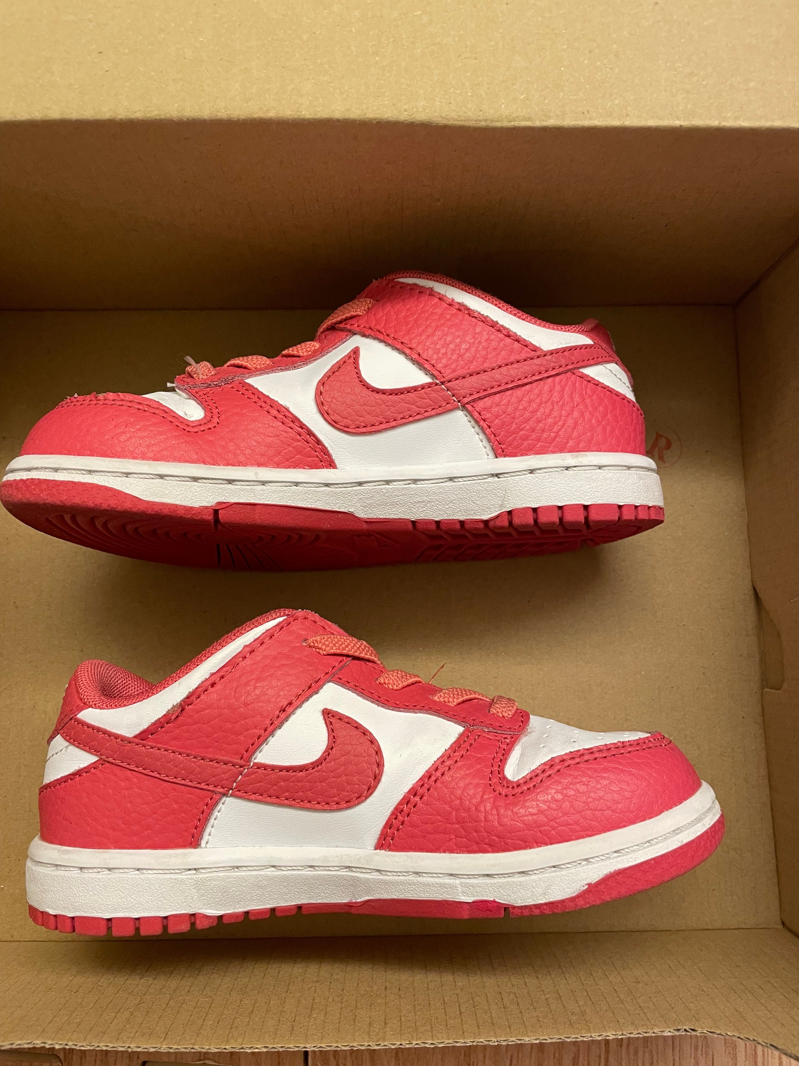 Nike TD Dunk Low "White/Gypsy Rose"