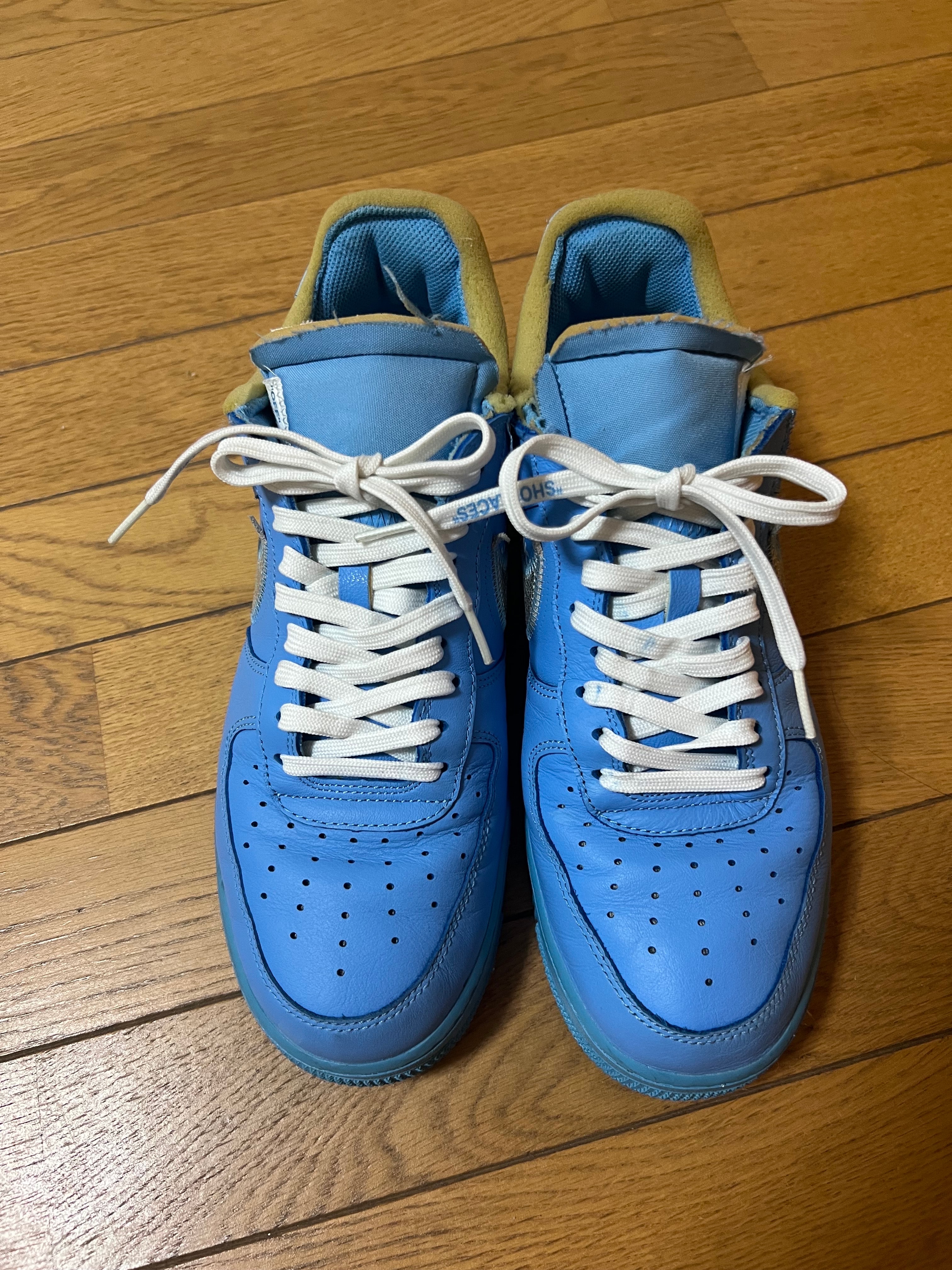 Off-White × Nike Air Force 1 Low "MCA University Blue"
