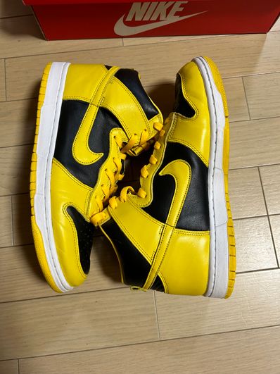 Nike Dunk High "Black/Varsity Maize"