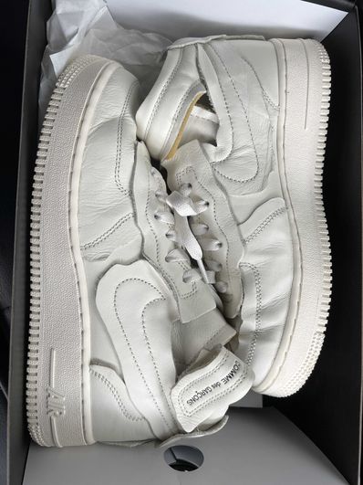 COMME des GARCONS × Nike Air Force 1 Mid "White"