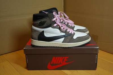 Travis Scott × Nike Air Jordan 1 Retro High OG TS SP "Sail/Dark Mocha"