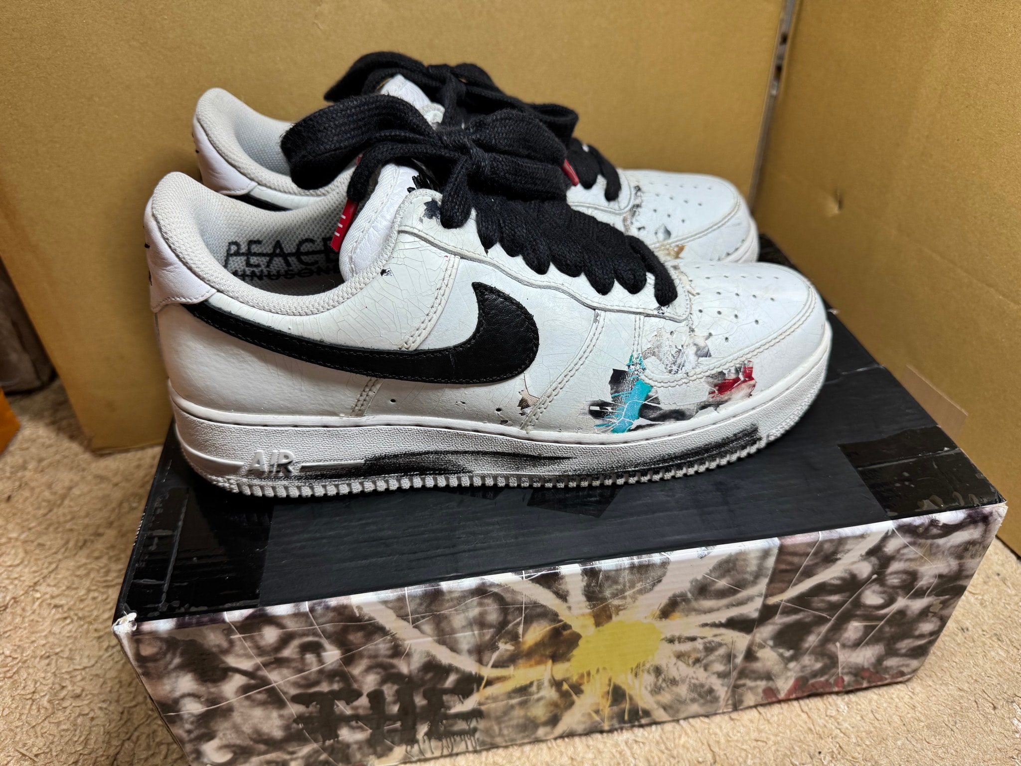 PEACEMINUSONE × Nike Air Force 1 Low "Para-noise/White/Black" / G-DRAGON