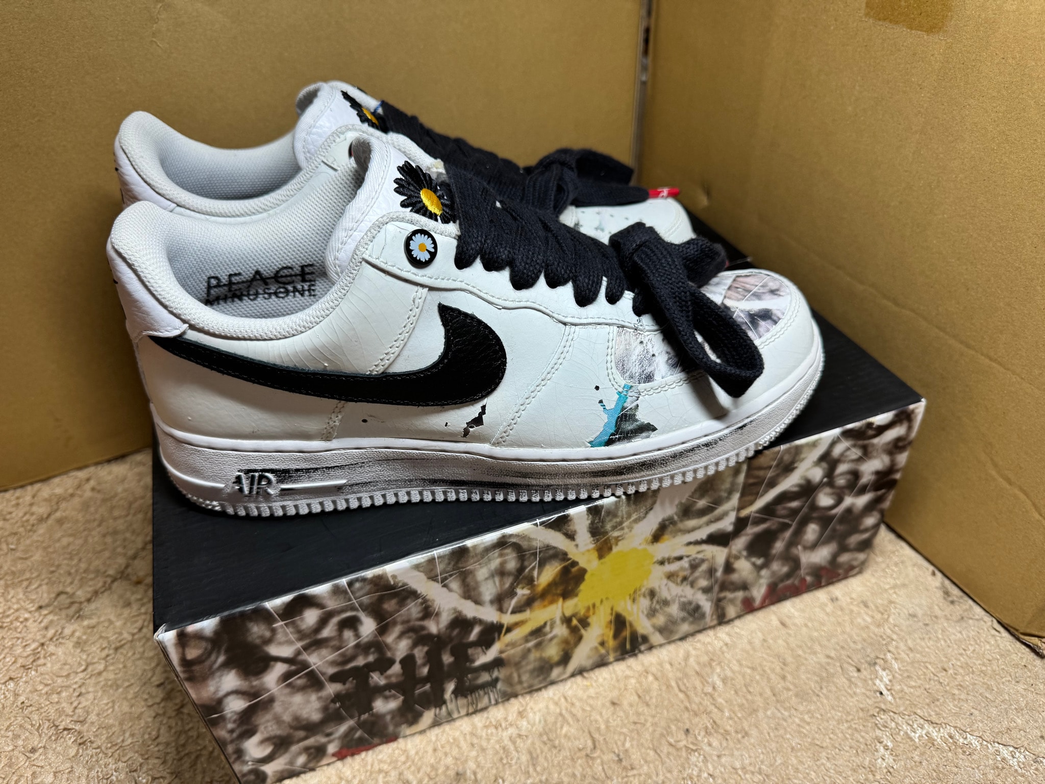 PEACEMINUSONE × Nike Air Force 1 Low "Para-noise/White/Black" / G-DRAGON