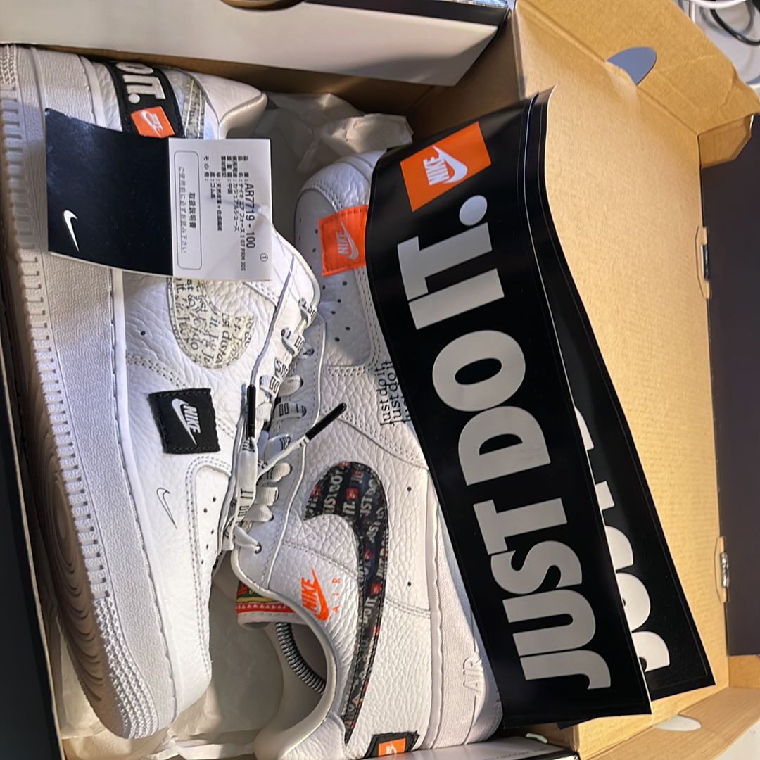 Nike Air Force 1 Low Premium Low Just Do It "White"