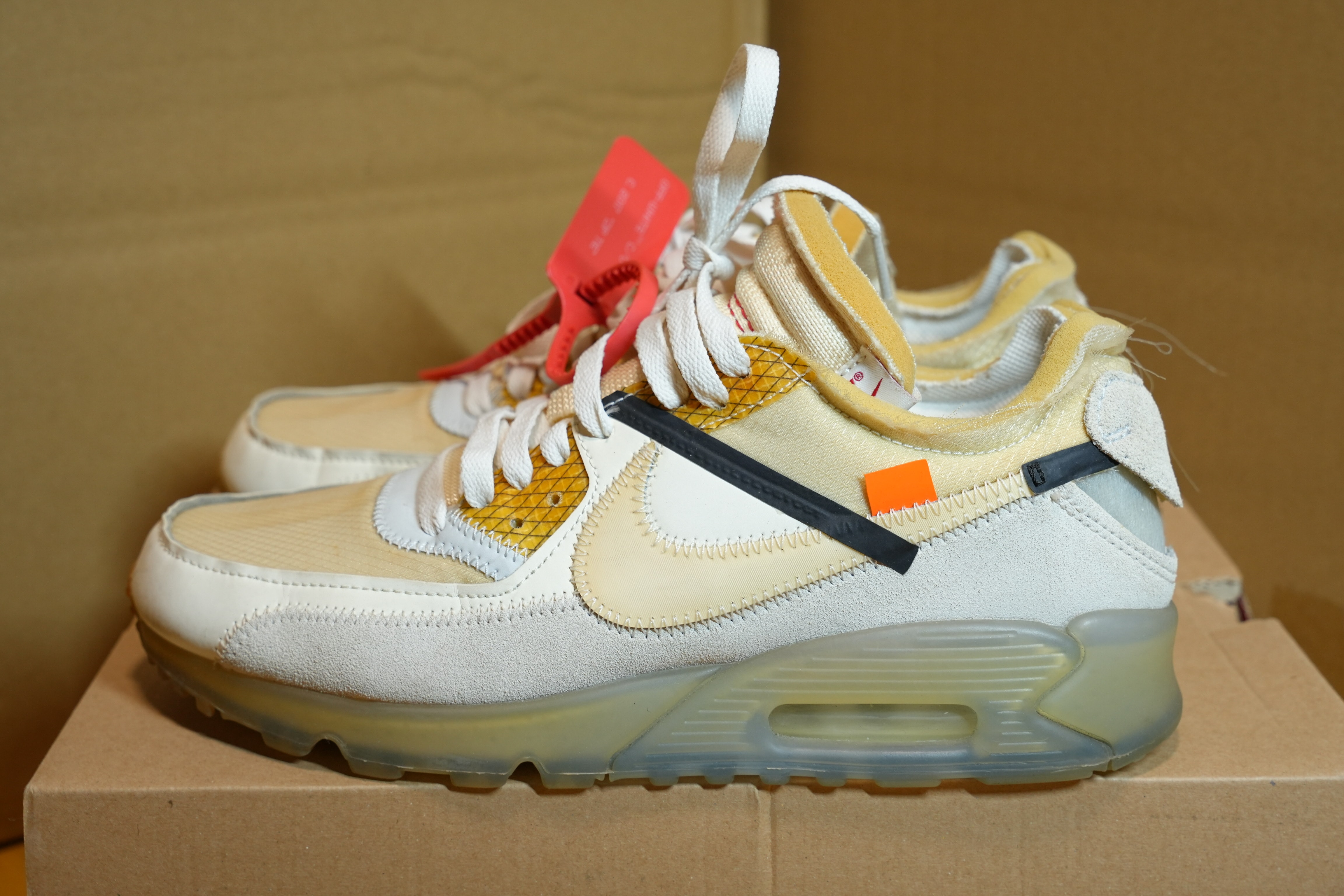Off-White × Nike Air Max 90 "The 10/Sail"