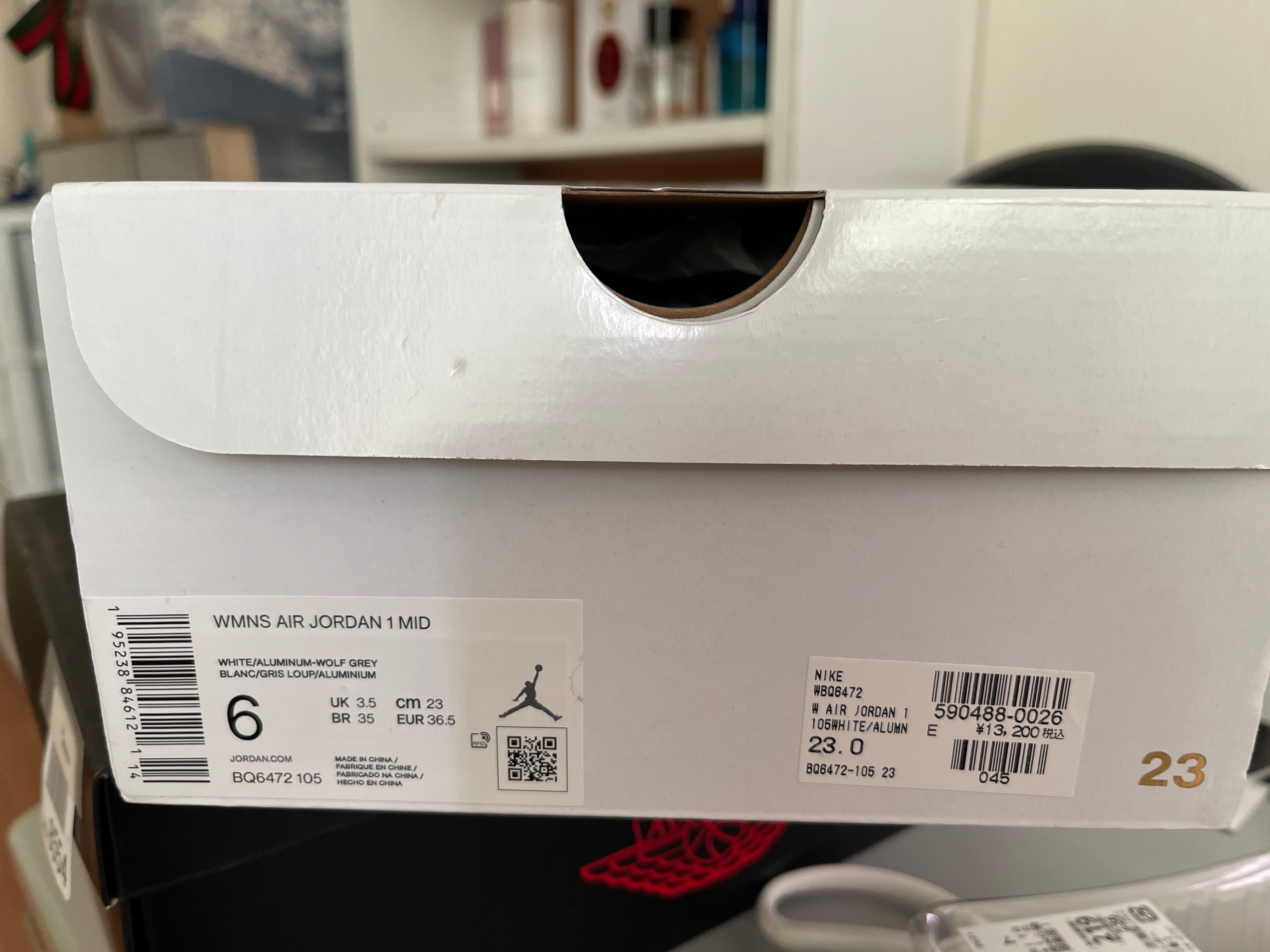 Nike Women's Air Jordan 1 Mid "Wolf Grey"