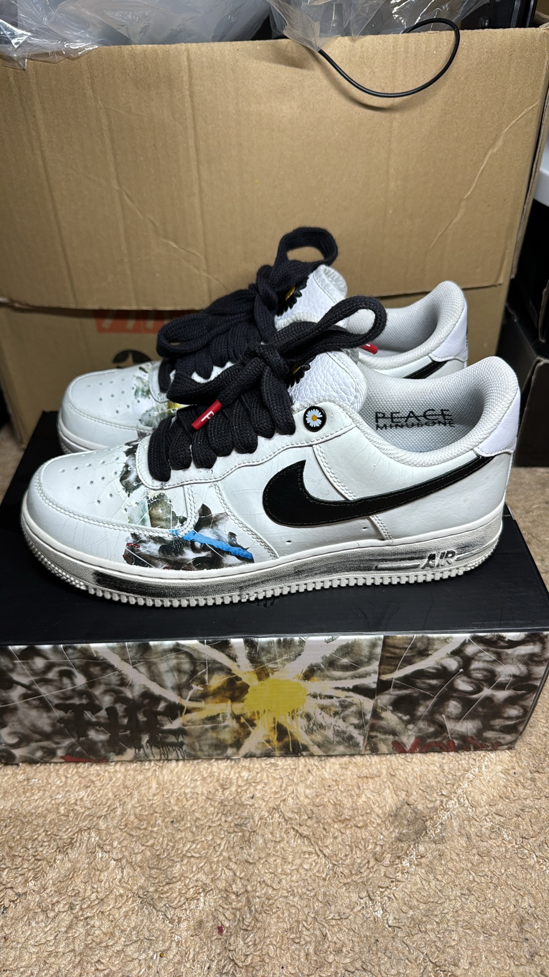 PEACEMINUSONE × Nike Air Force 1 Low "Para-noise/White/Black" / G-DRAGON