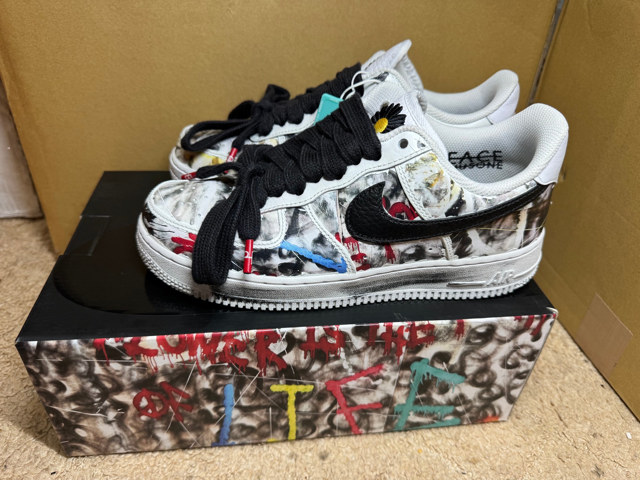 PEACEMINUSONE × Nike Air Force 1 Low "Para-noise/White/Black" / G-DRAGON