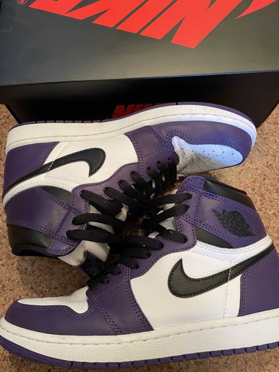 Nike Air Jordan 1 Retro High OG "Court Purple White/Black" (2020)