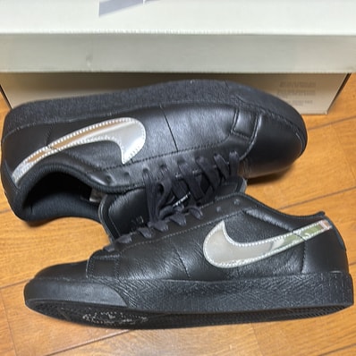 Dancer Skateboards × Nike SB Zoom Blazer Low QS "Black and Metallic Silver"