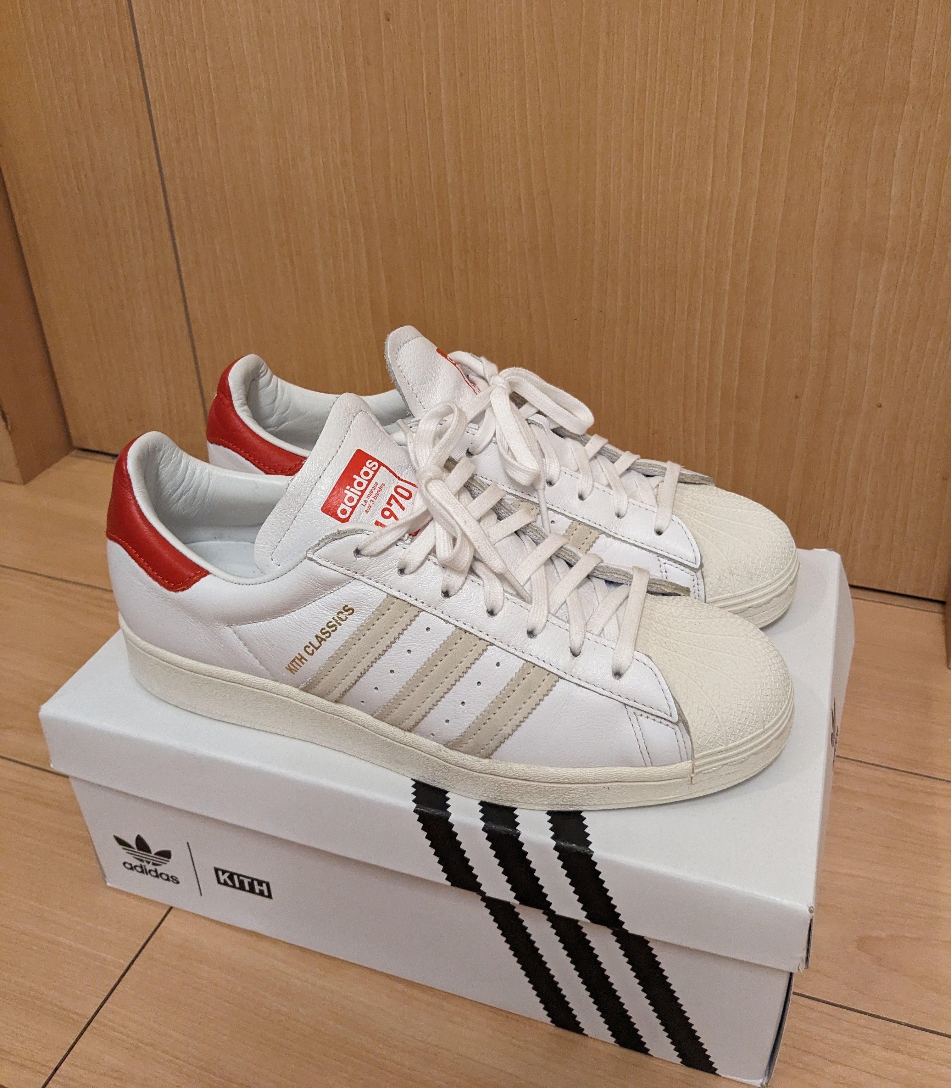 KITH × adidas Campus 80s "White/Red"