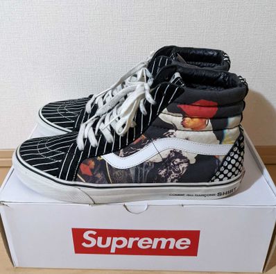 Supreme × Comme Des Garcons Shirt × Vans SK8-Hi "Black"