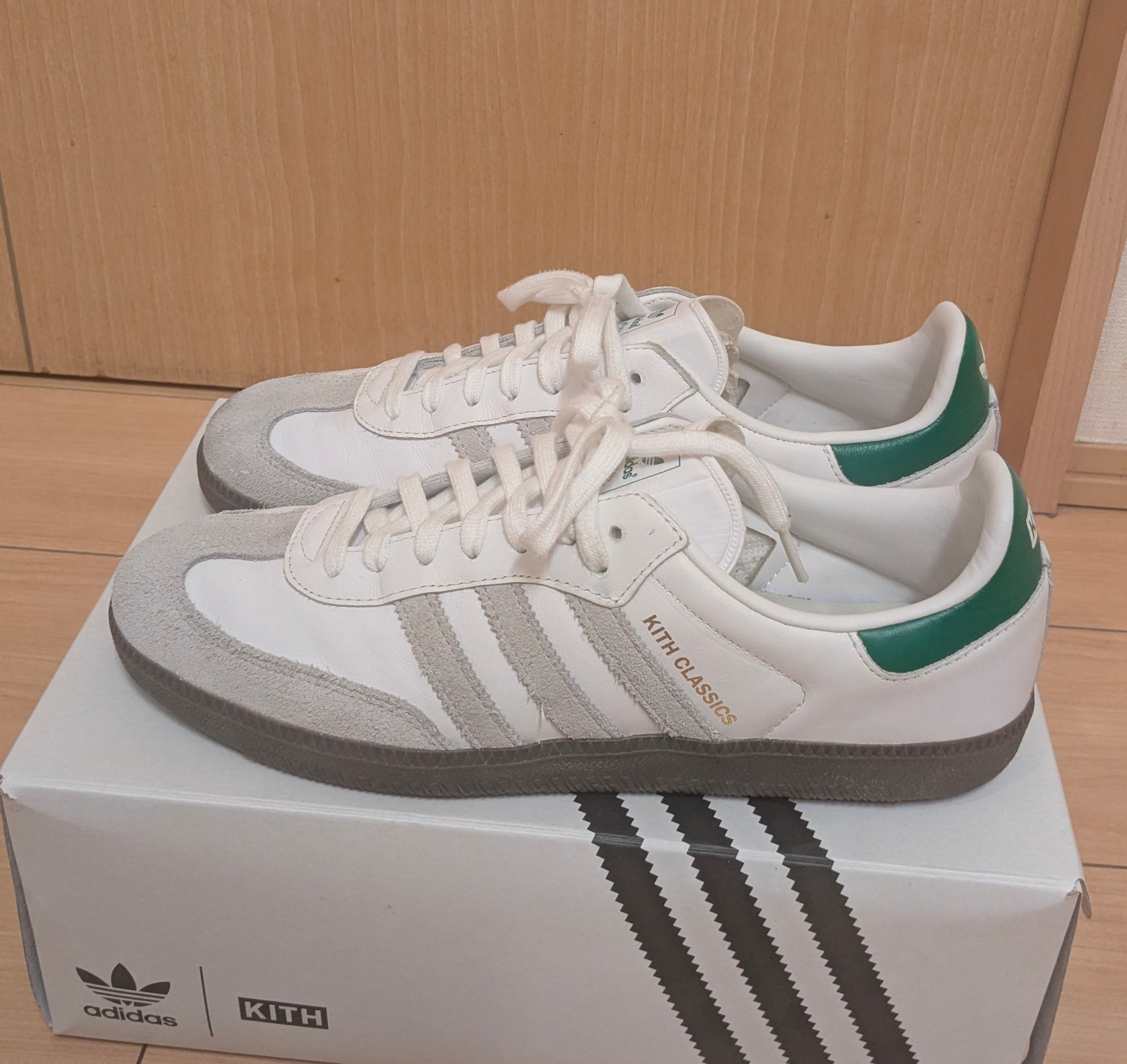 KITH × adidas Samba OG "White/Green"