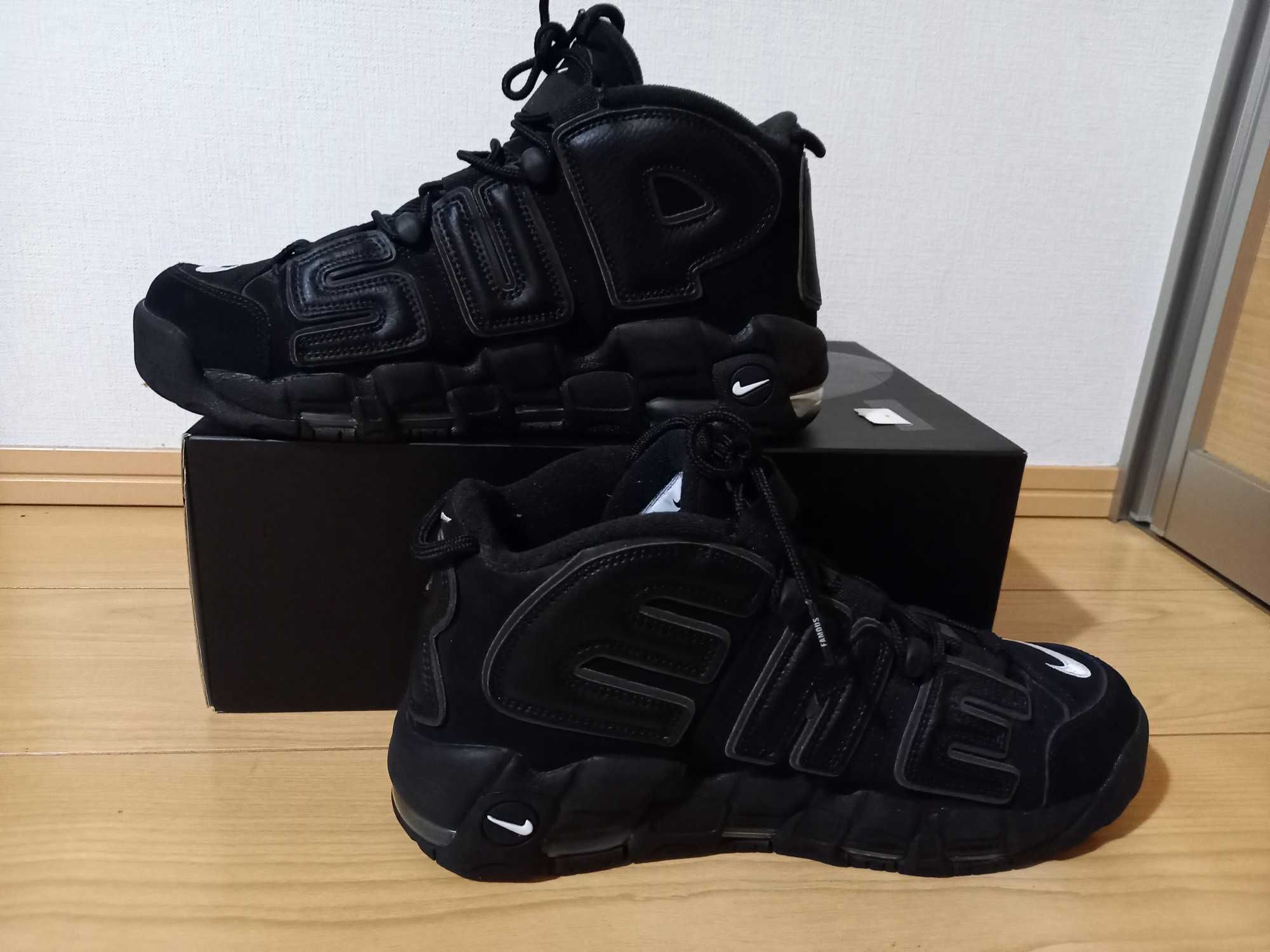 Supreme × Nike Air More Uptempo "Black"