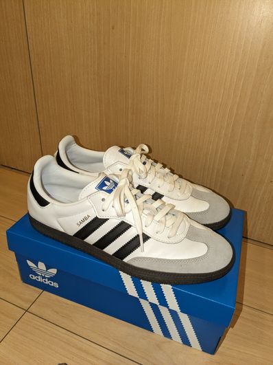 adidas Samba OG "Cloud White/Core Black/Clear Granite"