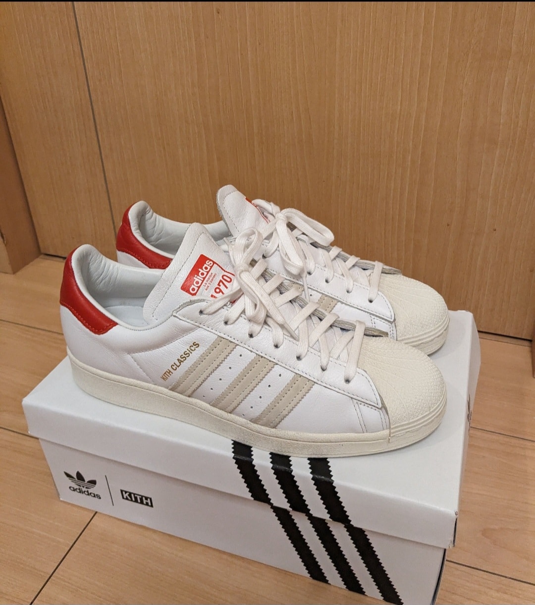 KITH × adidas Superstar "White/Red"