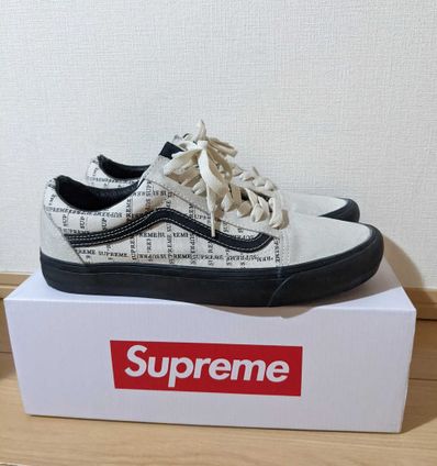 Supreme × Vans Old Skool "White"