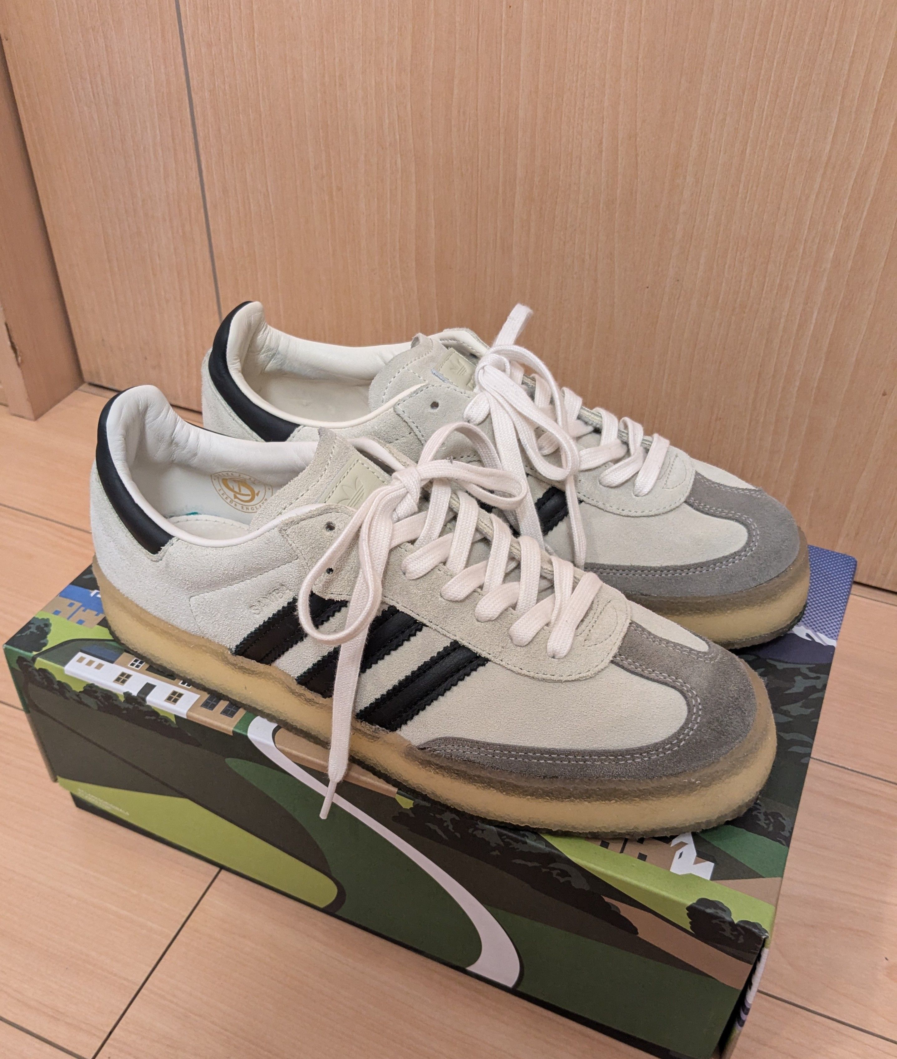 KITH Ronnie Fieg × Clarks × adidas 8Th Street Samba KITHmas "Core Black"