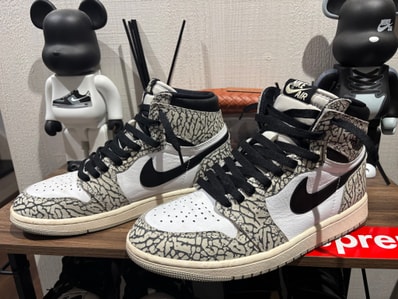 Nike Air Jordan 1 High OG "White Cement/Safari"