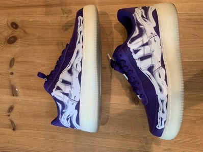 Nike Air Force 1 "Purple Skeleton"