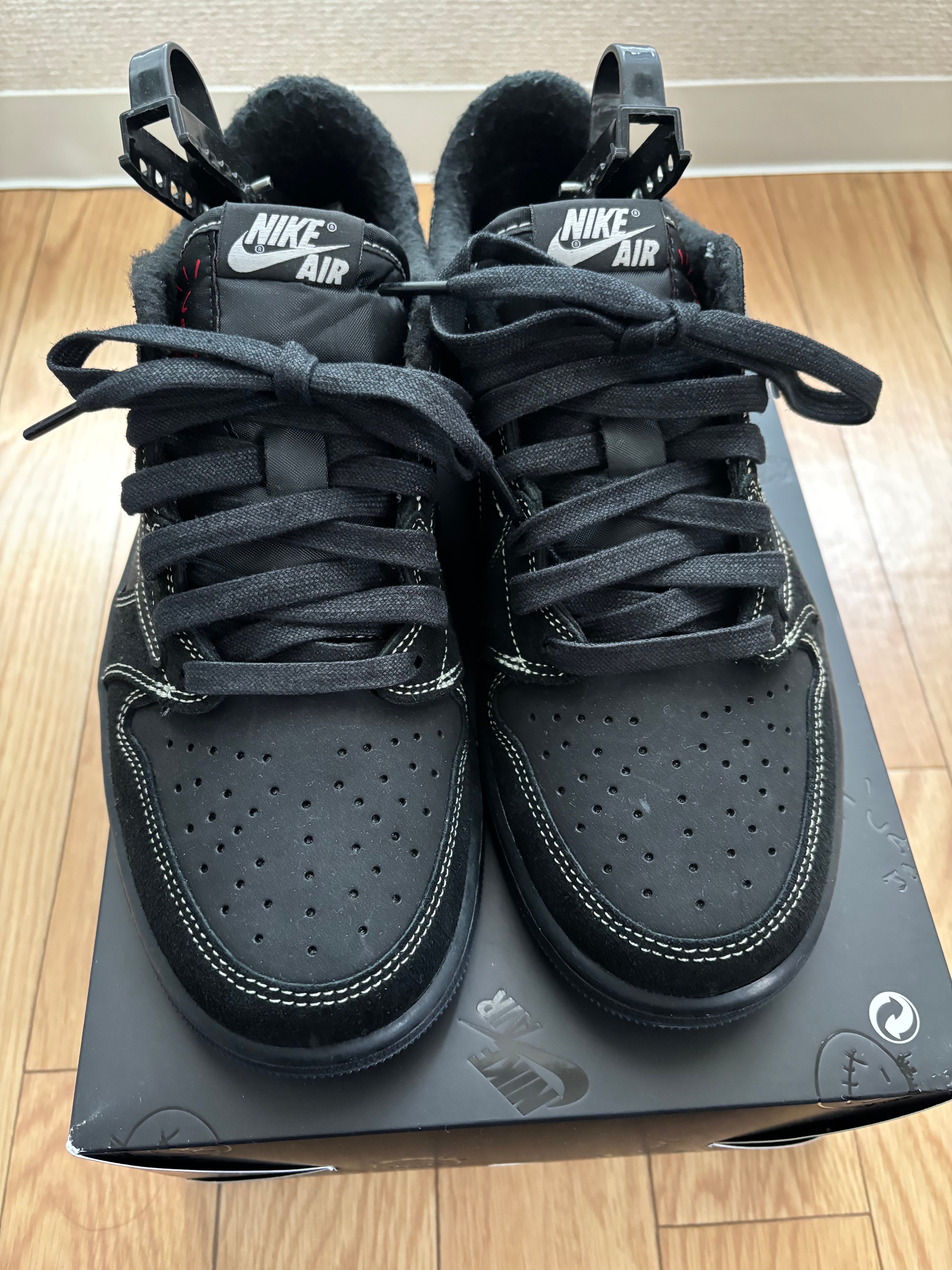Travis Scott × Nike Air Jordan 1 Low OG SP "Black Phantom"