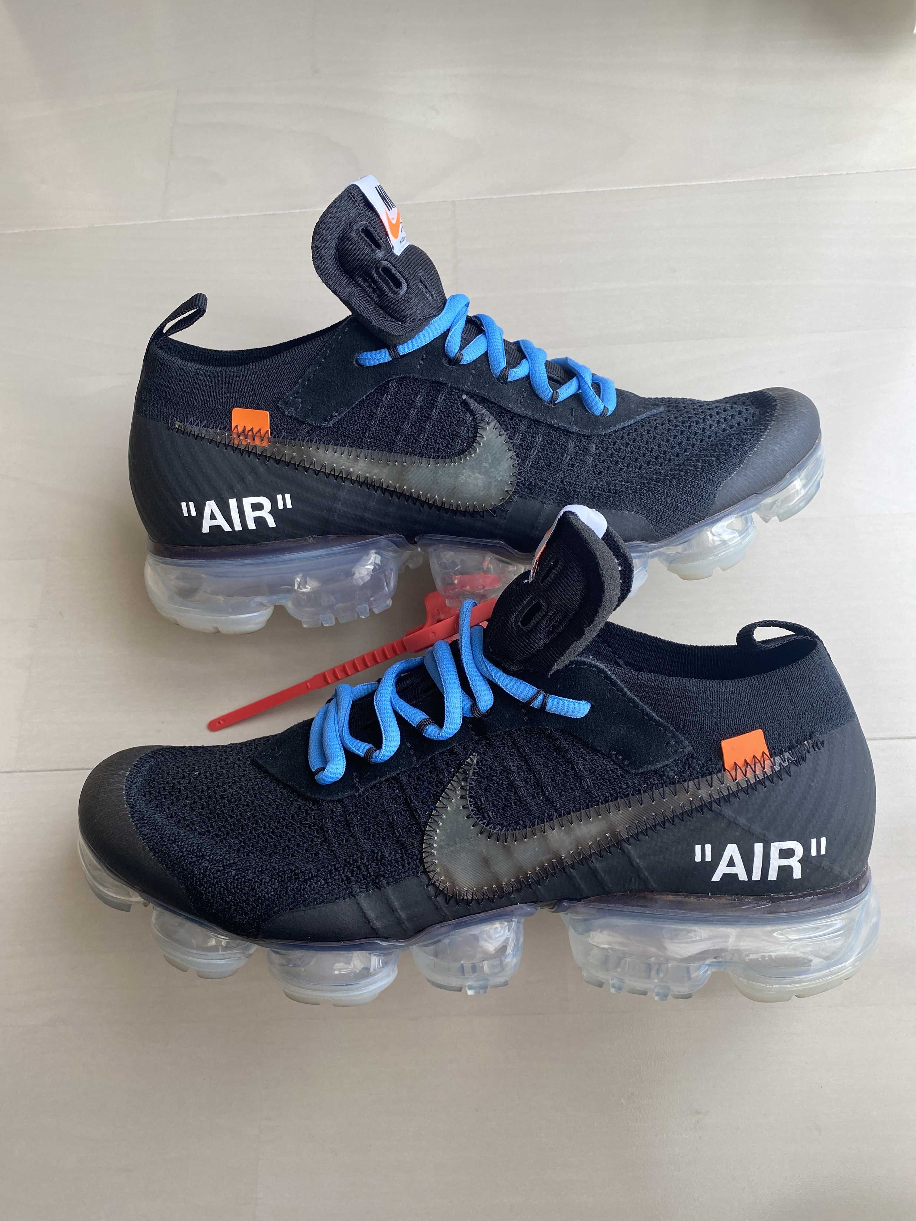 Off-White × Nike Air Vapormax "Black/Total Orange/Clear"