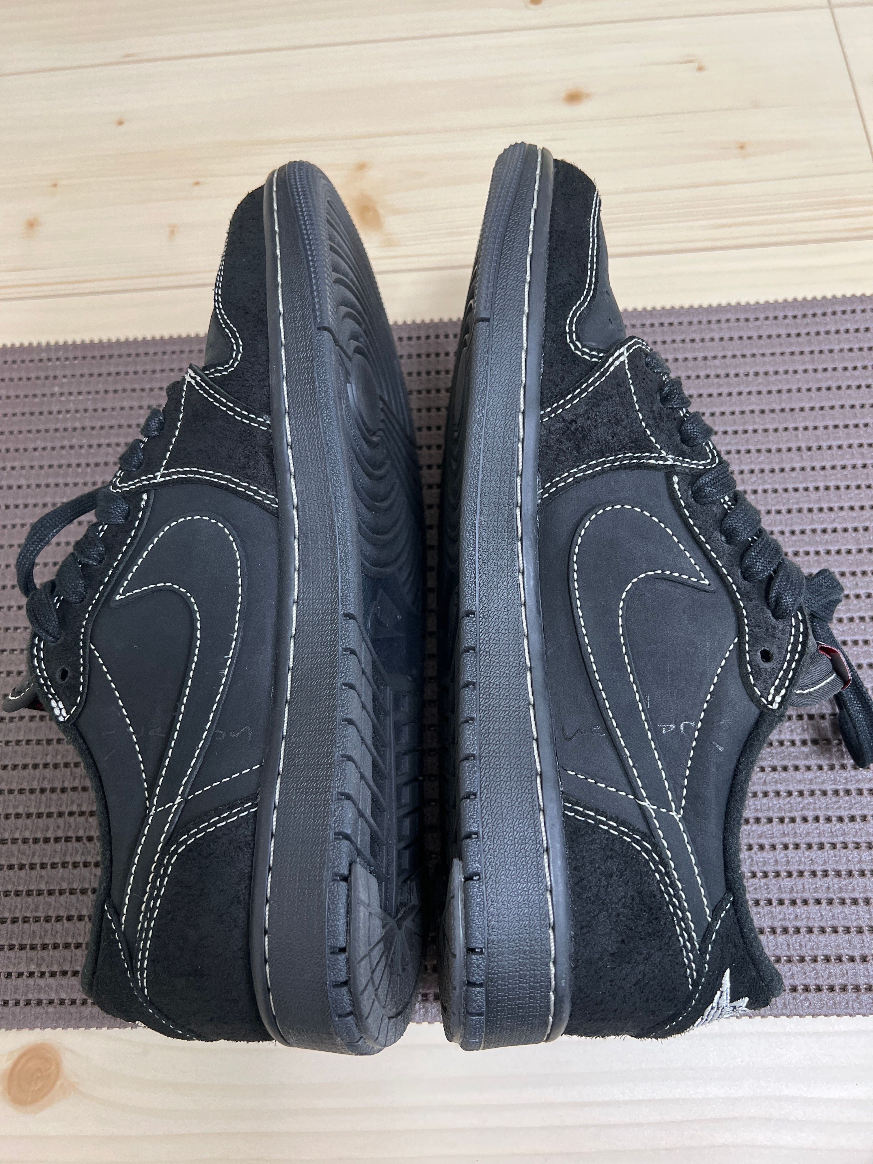 Travis Scott × Nike Air Jordan 1 Low OG SP "Black Phantom"